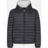 Save The Duck Hooded Puffer Jacket - Men's -Ski Equipment Discounts fw21 hooded puffer black
