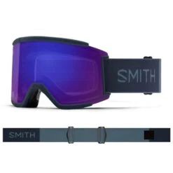 Smith Squad XL Goggle -Ski Equipment Discounts fw21 smith squadxl navy cpviolet goggle