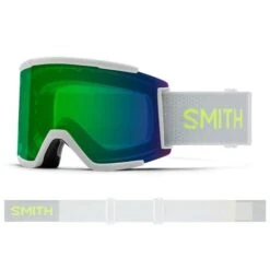 Smith Squad XL Goggle -Ski Equipment Discounts fw21 smith squadxl sportwhite cpgreen goggle