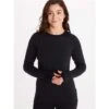 Marmot Polartec Baselayer LS Crew - Women's -Ski Equipment Discounts fw21 82170 001 f