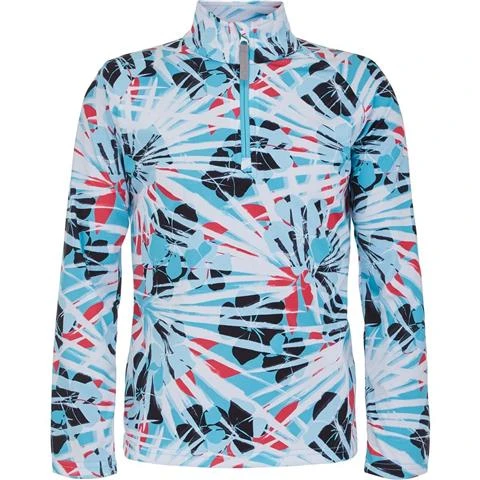 Spyder Surface Zip T-Neck - Girl's 8 Spyder Surface Zip T-Neck - Girl's - Image 6