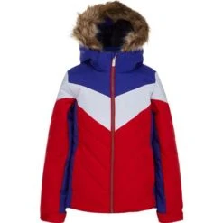 Spyder Lola Jacket - Girl's -Ski Equipment Discounts fw22 215032 607 a