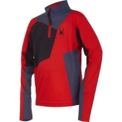 Spyder Ambush Zip T-Neck - Toddler Boy's 8 Spyder Ambush Zip T-Neck - Toddler Boy's -Ski Equipment Discounts fw22 216081 620 c