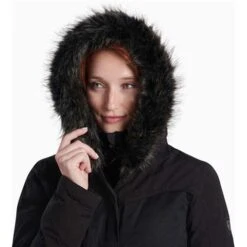 Kuhl Ukon Down Parka - Women's -Ski Equipment Discounts fw22 23 2200 ws ukon down parka blackout detail 5