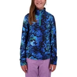 Obermeyer Clara 1/4 Zip Top - Girl's (Teen) -Ski Equipment Discounts fw22 3901021163 s01 modfrt
