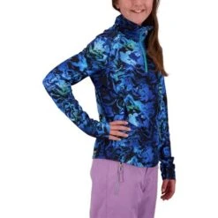 Obermeyer Clara 1/4 Zip Top - Girl's (Teen) -Ski Equipment Discounts fw22 3901021163 s03 modsde