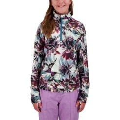 Obermeyer Clara 1/4 Zip Top - Girl's (Teen) -Ski Equipment Discounts fw22 3901021176 s01 modfrt