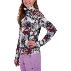 Obermeyer Clara 1/4 Zip Top - Girl's (Teen) -Ski Equipment Discounts fw22 3901021176 s03 modsde