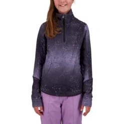 Obermeyer Clara 1/4 Zip Top - Girl's (Teen) -Ski Equipment Discounts fw22 3901021177 s01 modfrt