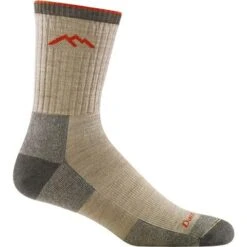 Darn Tough Hiker Micro Crew Midweight With Cushion Socks - Men's -Ski Equipment Discounts fw22 dt 1466 oatmeal