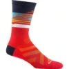 Darn Tough Lillehammer Nordic Boot Lightweight Sock - Men's -Ski Equipment Discounts fw22 dt 8032 red