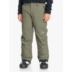 Quiksilver Estate Pant - Boy's -Ski Equipment Discounts fw22 eqbtp03033 cre0 frt1