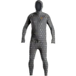 Airblaster Classic Ninja One Piece Suit - Men's (ABMNJ1) -Ski Equipment Discounts fw22 mens classic ninja suit grey camp print 2122