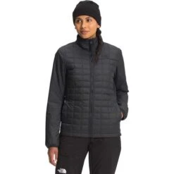 Women The North Face ThermoBall ECO Snow Triclimate Jacket - NF0A4R18 -Ski Equipment Discounts fw22 nf0a4r18 hat modelalt4