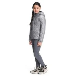 The North Face Thermoball Eco Hoodie - Girl's -Ski Equipment Discounts fw22 nf0a5gc6 a91 model34