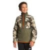The North Face Printed Glacier 1/4 Zip - Youth -Ski Equipment Discounts fw22 nf0a5iyu 286 hero