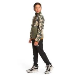 The North Face Printed Glacier 1/4 Zip - Youth -Ski Equipment Discounts fw22 nf0a5iyu 286 model34