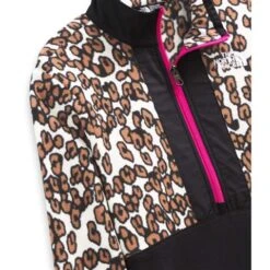 The North Face Printed Glacier 1/4 Zip - Youth -Ski Equipment Discounts fw22 nf0a5iyu 2al modelclose1