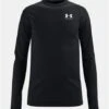 Under Armour ColdGear Armour Long Sleeve Crew - Boy's -Ski Equipment Discounts fw22 ps1366374 blk