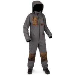 Volcom Romy Snow Suit - Women's -Ski Equipment Discounts fw22 romy snowsuit women drkgrey front