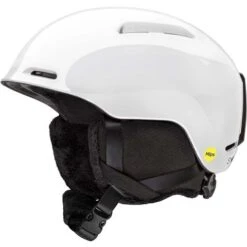 Smith Glide Jr. MIPS Helmet -Ski Equipment Discounts fw22 snow glide jr mips white e005253324852