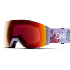 Smith I/O MAG XL Goggle -Ski Equipment Discounts fw22 snow io mag xl lilac tropics chromapop sun red mirror m00713044996k