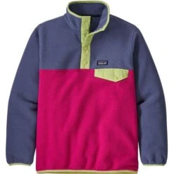 Patagonia Lightweight Synchilla Snap-T Pullover - Girl's -Ski Equipment Discounts fw22 wbf21 65546 mypk