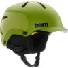 Bern Watts 2.0 MIPS Helmet -Ski Equipment Discounts fw22wntr watts 2.0 mips matte green 810014049595 main
