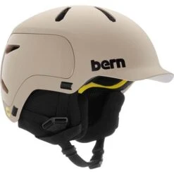 Bern Watts 2.0 MIPS Helmet 7 Bern Watts 2.0 MIPS Helmet -Ski Equipment Discounts fw22wntr watts 2.0 mips matte sand 810014049564 main