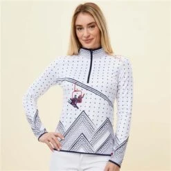 Krimson Klover Adrenaline 1/4 Zip Base Layer Top - Women's -Ski Equipment Discounts fw23 2016 187 studio 0023