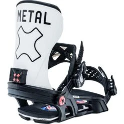 Bent Metal Axtion Bindings - Men's -Ski Equipment Discounts fw23 2022 2023 bent metal axtion snowboard binding black white 02