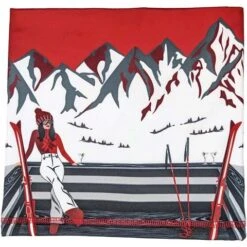 Krimson Klover Illustrated Gaiter - Women's -Ski Equipment Discounts fw23 2032 603 apres racingred gaiter