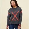Krimson Klover Traverse Pullover Sweater - Women's -Ski Equipment Discounts fw23 2066 010 studio 1914