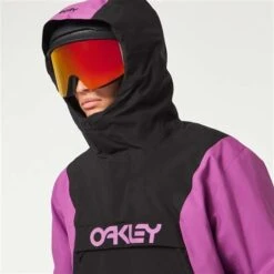 Oakley TNP TBT Insulated Anorak - Men's -Ski Equipment Discounts fw23 OAK FOA403652 blackout u purple 3
