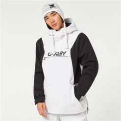 Oakley TNP TBT Insulated Anorak - Men's -Ski Equipment Discounts fw23 OAK FOA403652 white black 1
