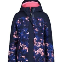 Under Armour Treetop Jacket - Girl's -Ski Equipment Discounts fw23 UND UJFFM25S navy1