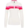 Fera Patrol 1/4 Zip Sweater - Women's -Ski Equipment Discounts fw23 fer s2108 wht pink lava