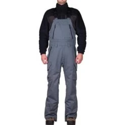 L1 Premium Goods Sentinal Bib - Men's -Ski Equipment Discounts fw23 l1pg n873868 slate 1