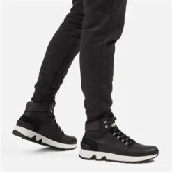 Sorel Mac Hill Mid LTR Waterproof Boot - Men's -Ski Equipment Discounts fw23 sor 1915541 blk 4