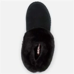 Sorel Go - Coffee Run Slipper - Women's -Ski Equipment Discounts fw23 sor 1915801 blk sea slt 3