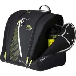 Kulkea SP Pro Ski Boot Backpack -Ski Equipment Discounts fw23 spp1bgr black lime kulkea 3