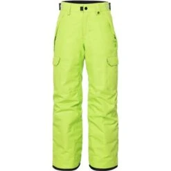 686 Infinity Cargo Insulated Pants - Boy's -Ski Equipment Discounts fw23 686 boysinfinitycargoinsulatedpant greenflash 1
