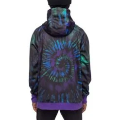 686 Bonded Fleece Pullover Hoody - Men's -Ski Equipment Discounts fw23 686 mensbondedfleecepulloverhoody gratefuldeadtiedye 3