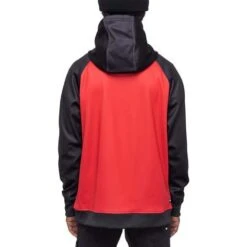 686 Bonded Fleece Pullover Hoody - Men's -Ski Equipment Discounts fw23 686 mensbondedfleecepulloverhoody nasablackcolorblock 3