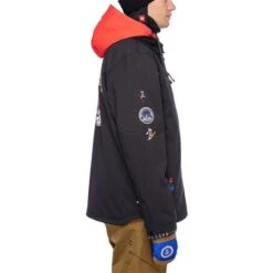 686 Dead Jacket - Men's -Ski Equipment Discounts fw23 686 mensdeadjacket gratefuldeadblackflannel 4