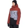 686 GEO Insulated Jacket - Men's -Ski Equipment Discounts fw23 686 mensgeoinsulatedjacket brickredcolorblock 1