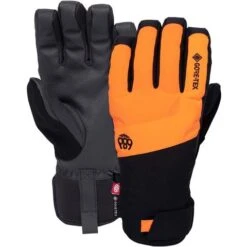 686 GTX Linear Under Cuff Glove - Men's -Ski Equipment Discounts fw23 686 mensgtxlinearundercuffglove fluroorange 1