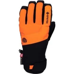 686 GTX Linear Under Cuff Glove - Men's -Ski Equipment Discounts fw23 686 mensgtxlinearundercuffglove fluroorange 2