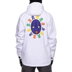 686 Waterproof Coaches Jacket - Men's -Ski Equipment Discounts fw23 686 menswaterproofcoachesjacket white 3