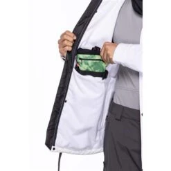 686 Waterproof Coaches Jacket - Men's -Ski Equipment Discounts fw23 686 menswaterproofcoachesjacket white 6